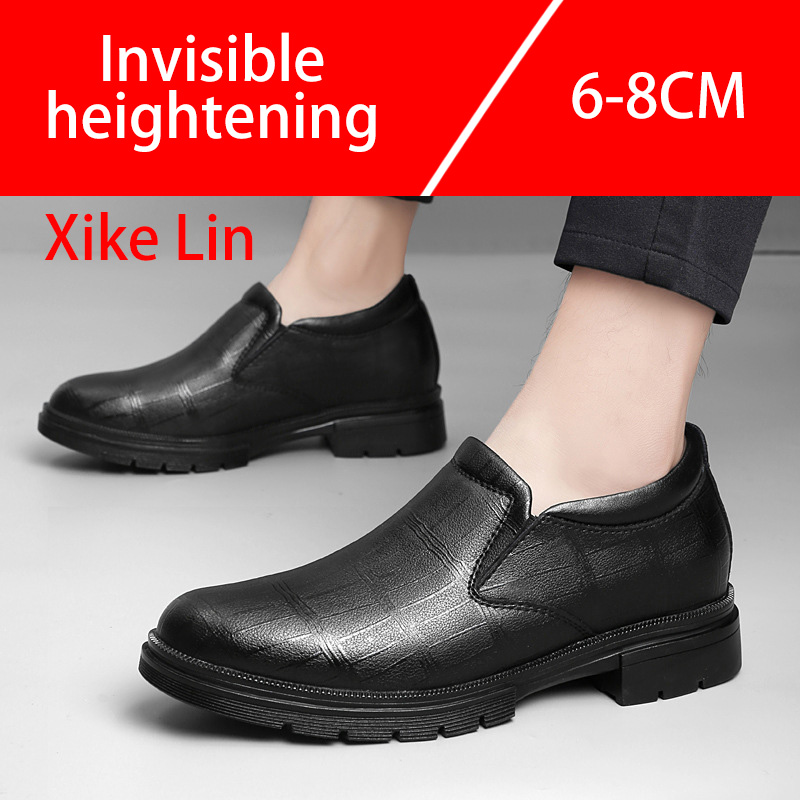 Men'S Shoes With Height Increase - Scarpe casual in pelle da uomo