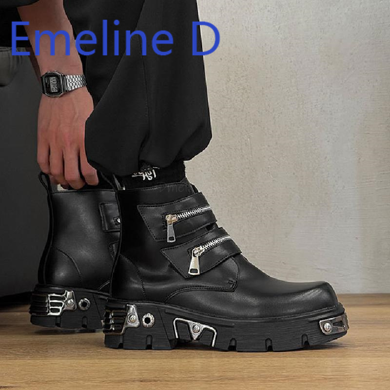 Scarpe alte punk scuro Scarpe  - Men'S Shoes With Height Increase recensione e prezzo