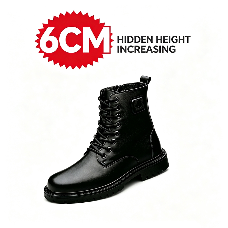 Stivali da uomo in pelle con r - Men'S Shoes With Height Increase recensione e prezzo